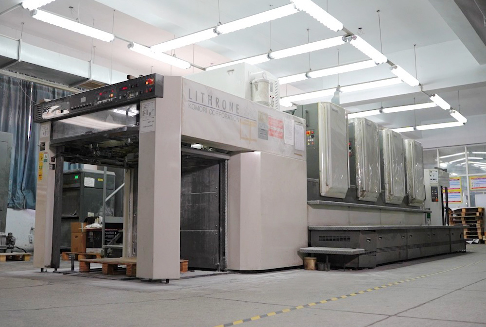 日本國產 小森牌 LITHRONE S40 四色單張紙膠印機